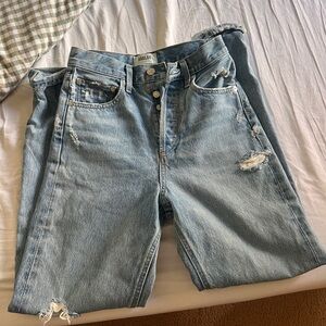 Agolde ripped denim